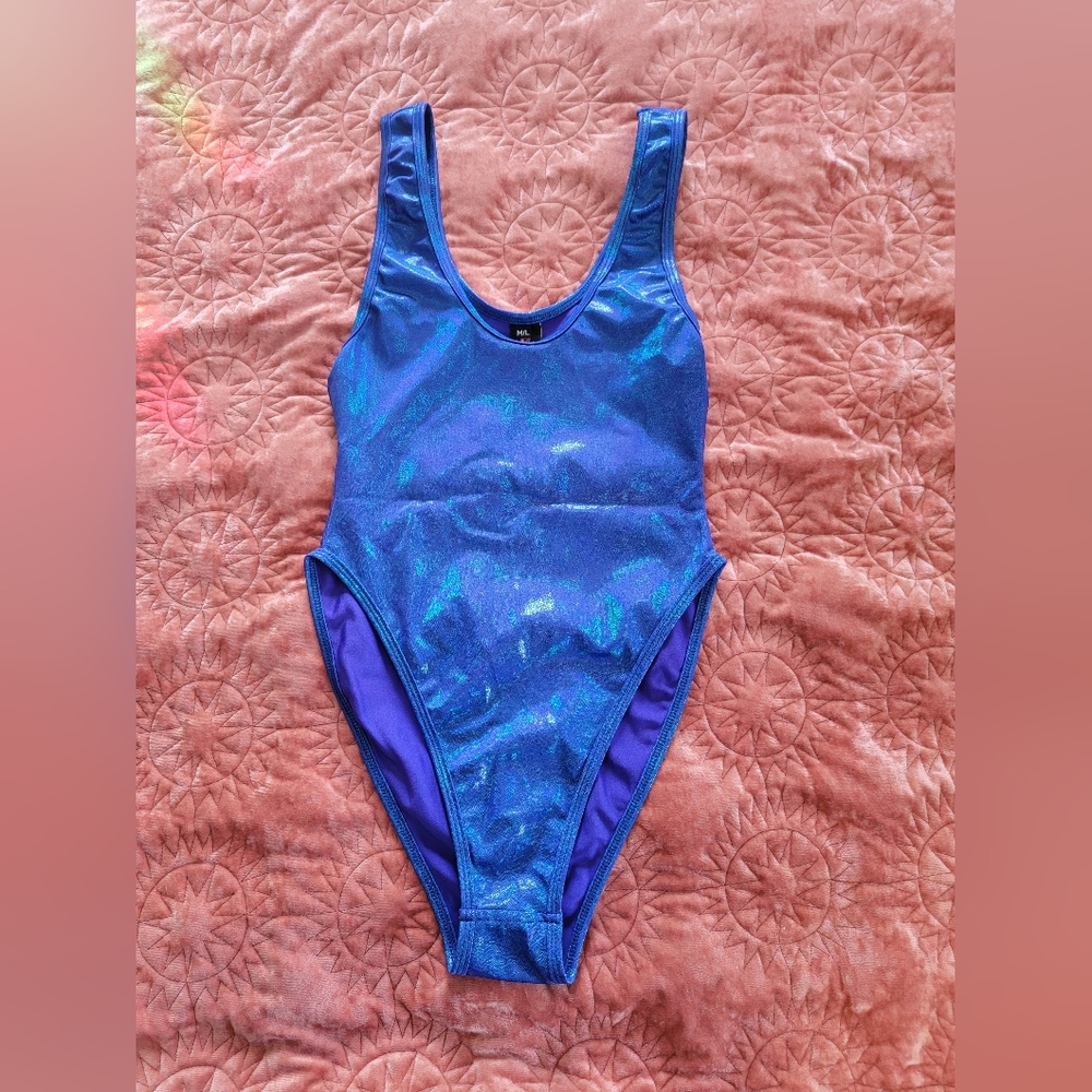 Blue bodysuit